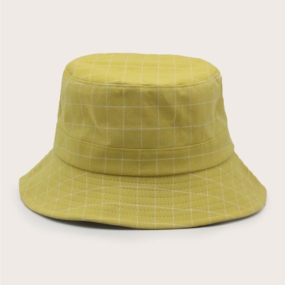Checkered Bucket Hat